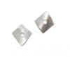 Silver plated Brush Beads - 3039