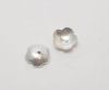 Silver plated Brush Beads - 3059