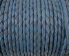 Round Braided Leather Cord SE/B/2024-Jeans
