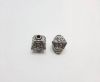 Antique Silver Plated beads - 44006