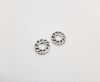 Antique Silver Plated beads - 44254