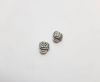 Antique Silver Plated beads - 44258