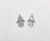 Antique Silver Plated beads - 44291
