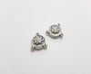 Antique Silver Plated beads - 44308