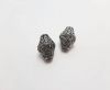 Antique Silver Plated beads - 44314