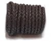 Round Braided Bolo Cords - 4mm -  brown