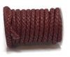Round Braided Bolo cords - 6mm-cherry
