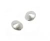 Silver plated Brush Beads - 7089-14mm