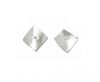 Silver plated Brush Beads - 7145