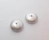Silver plated Brush Beads - 