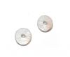 Silver plated Brush Beads - 7324