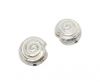 Silver plated Brush Beads - 7338