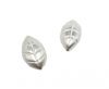 Silver plated Brush Beads - 7627