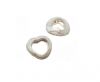 Silver plated Brush Beads - 7754