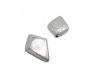 Silver plated Brush Beads - 8580