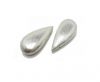 Silver plated Brush Beads - 8618