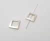 Silver plated Brush Beads - 8653