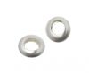 Silver plated Brush Beads - 8858-35mm