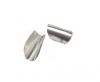 Silver plated Brush Beads - 8958