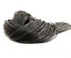 Round leather Cords - 8mm - Black