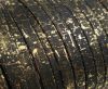 Cork Flat-10mm-Black with Golden Flecks 