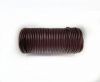 Round leather cord-2mm-BORDEAUX