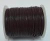 Round Leather Cord -1mm - Bordeaux