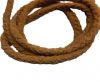  Suede Braided Leather Cords 8mm - yellow