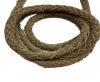  Suede Braided Leather Cords 8mm - Natural