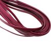 Flat Nappa Leather cords - 5mm - Burgundy[1]