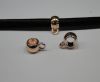 Zamak part for leather CA-4738-Rose gold