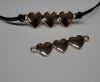 Zamak part for leather CA-4773-Rose gold