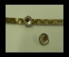 Zamak part for leather CA-4830-6*2mm-Crystal