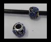 Zamak part for leather CA-4876-5mm-Dark Blue