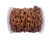 Chain Style Round Leather Cords 8mm- Tan