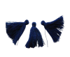 Cotton Tussels 3 cms - Dark Blue