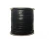 Cowhide Leather Jewelry Cord - 3mm-F002 Black