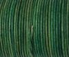 Round leather cord-2mm-DARK GREEN