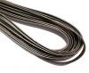 Flat Nappa Leather cords - 5mm - dark silver