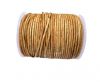 Round Leather Cord -1mm - Vintage Cinnamon