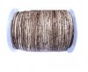 Round Leather Cord-1,5mm- VINTAGE Brown V002