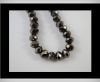 Faceted Glass Beads-6mm-Metallic Black