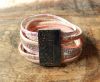 Leather Bracelets Supplies Bracelet13 - Pink
