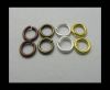 Brass jump ring FI-7028-0.6*3mm-GOLD