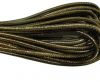 Round stitched nappa leather cord Dark Rose Gold-4mm