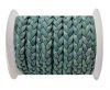 Choti-Flat 3-ply Braided Leather -5mm-Blue white base