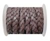Flat 3-ply Braided Leather-SE-Taupe-10MM