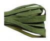 Flat Leather Cord Suede -10mm-Olive