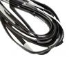 Flat Nappa Leather cords - 5mm - camouflage white black