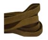 Flat Suede Leather-10mm-Nut brown